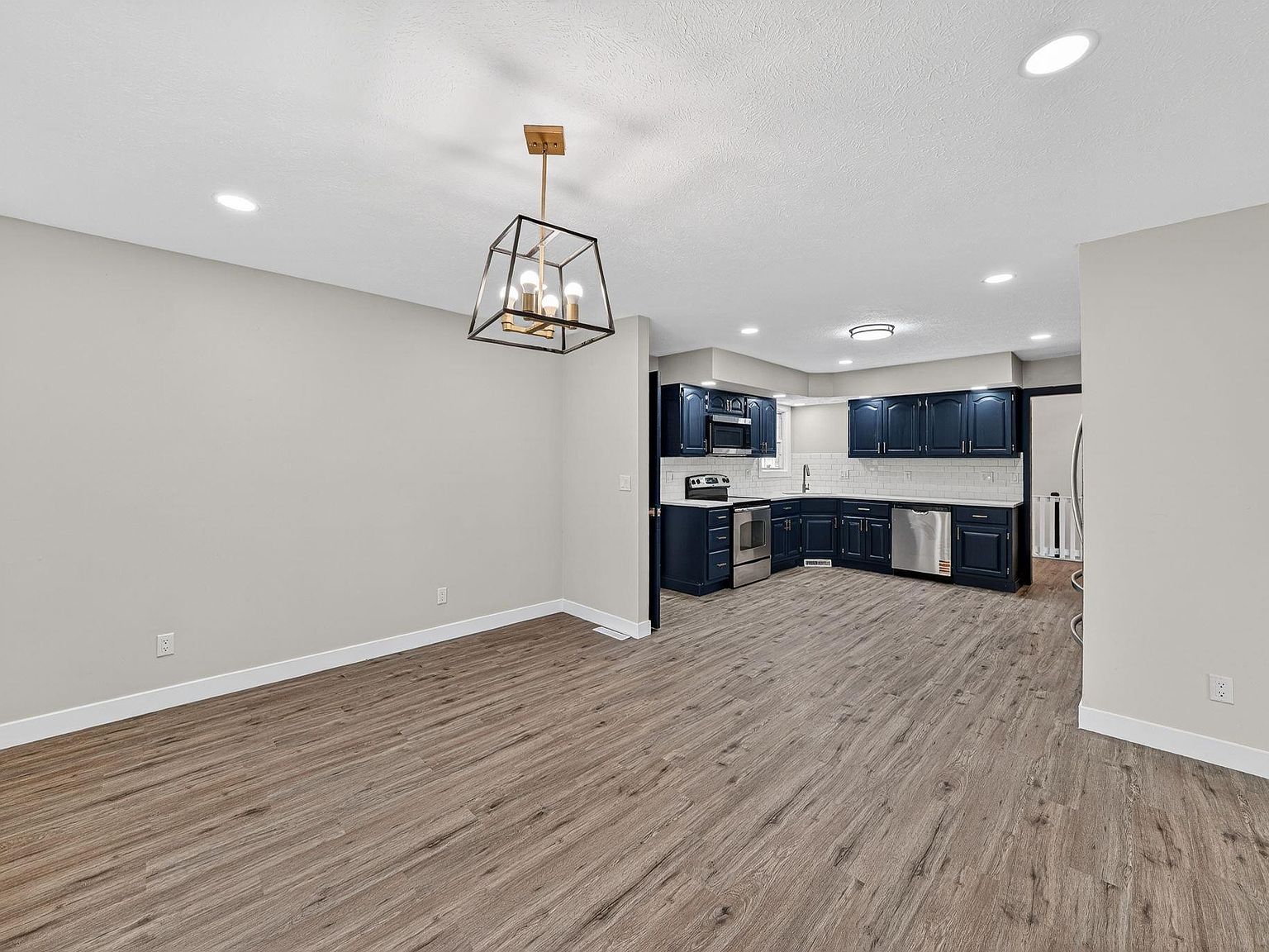 Full home renovation kitchen and dining area in Granger, Indiana