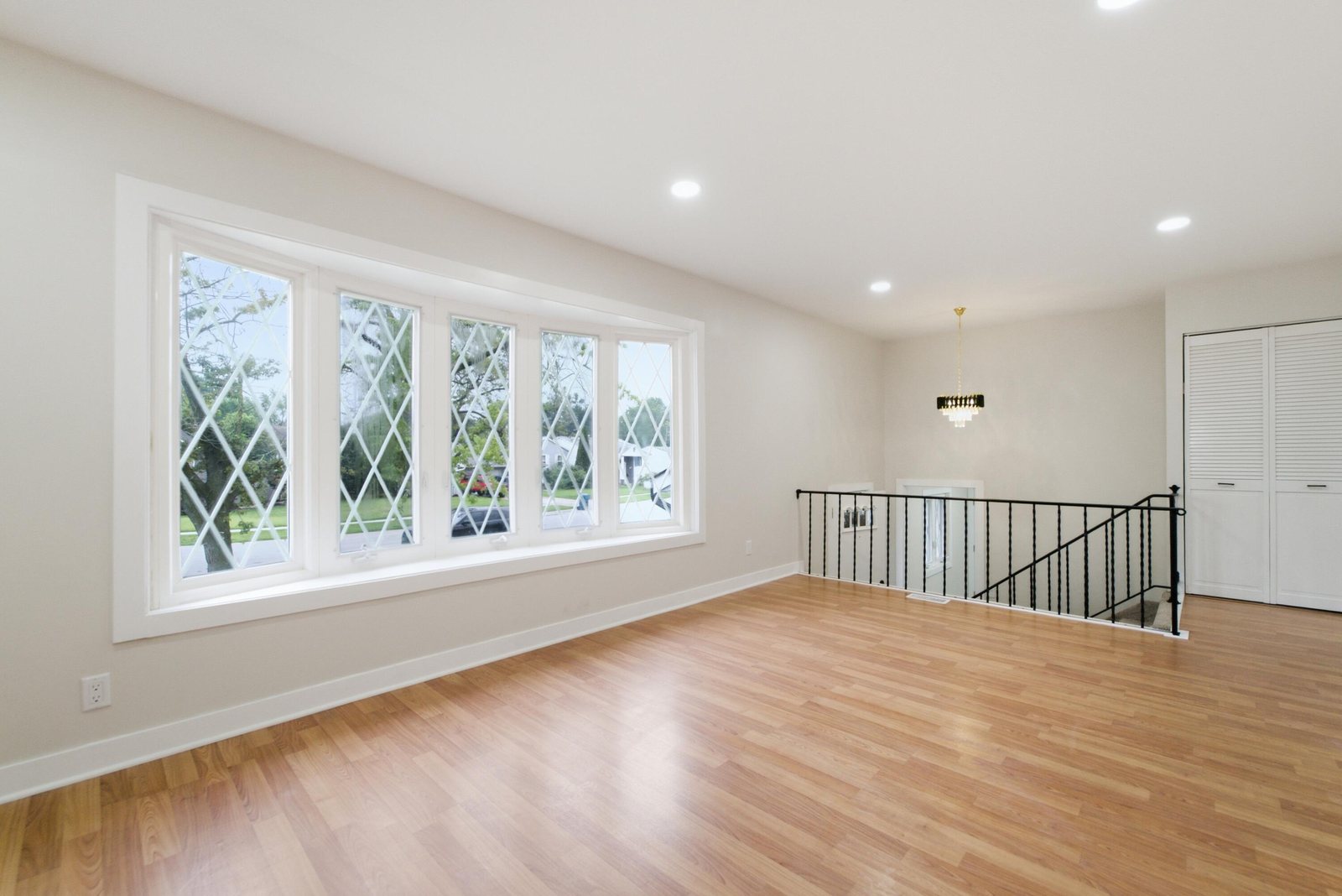 Griffith full home renovation living room with bay window
