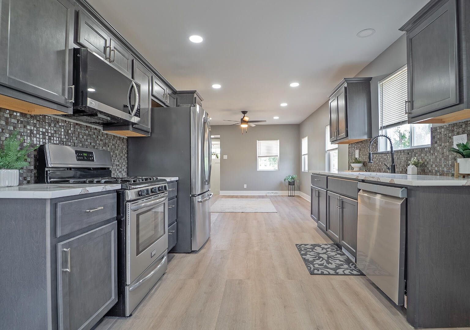 Full home renovation kitchen