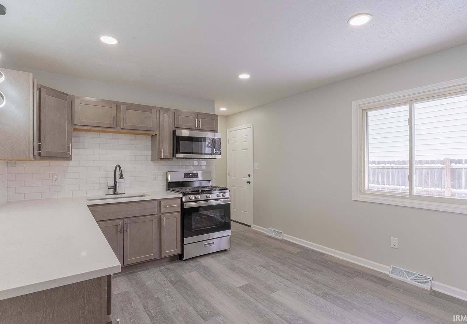 Full home renovation kitchen and dining area