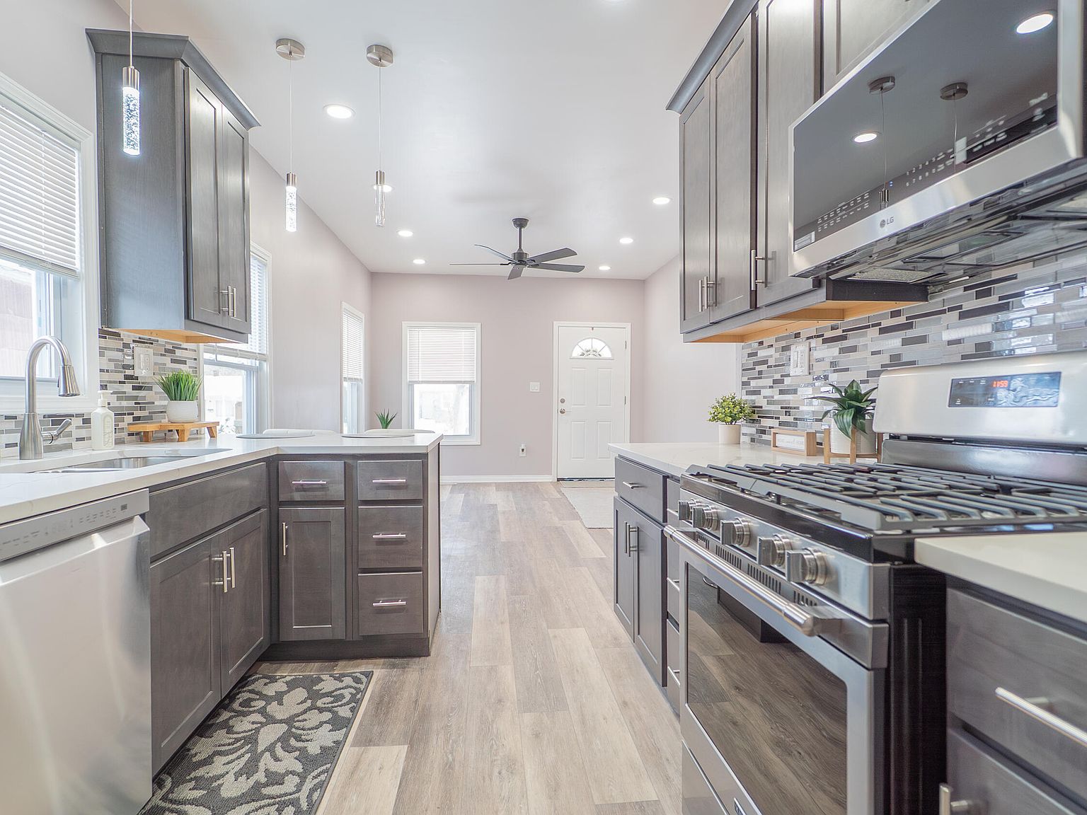 Full home renovation kitchen