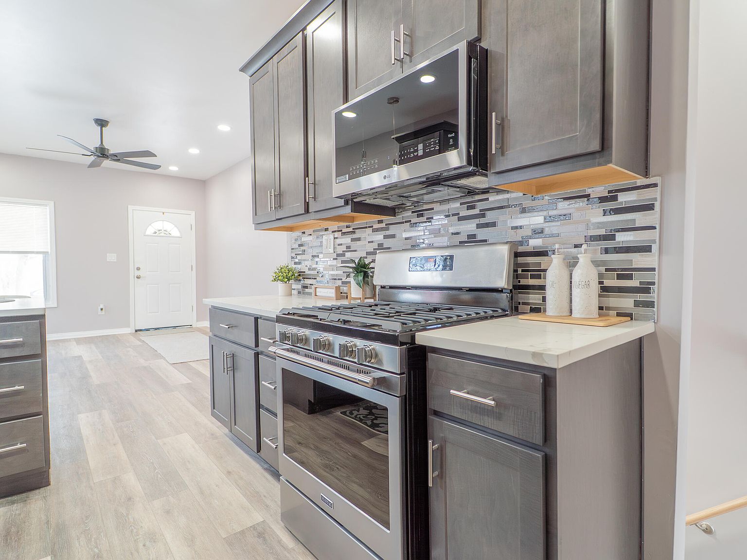 Full home renovation kitchen
